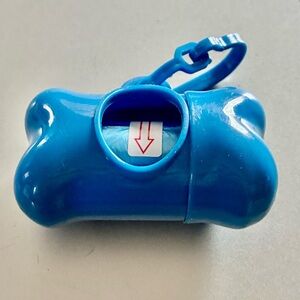 🦴 Blue Bone-Shaped Dog Waste Bag Dispenser 🐾